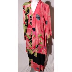 Dinah Lee 2 Piece Floral Watercolor Dress USA NWT - See Measurements - Issues